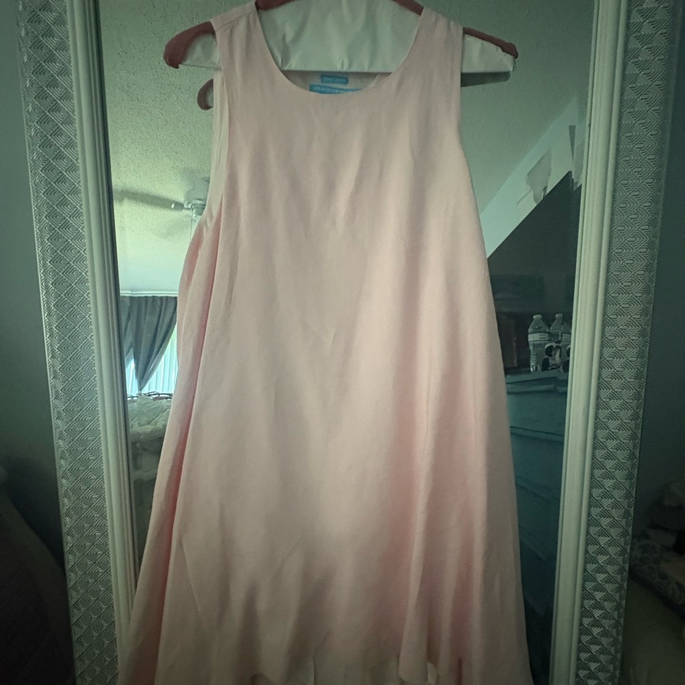 Charming Pink Sleeveless Dress